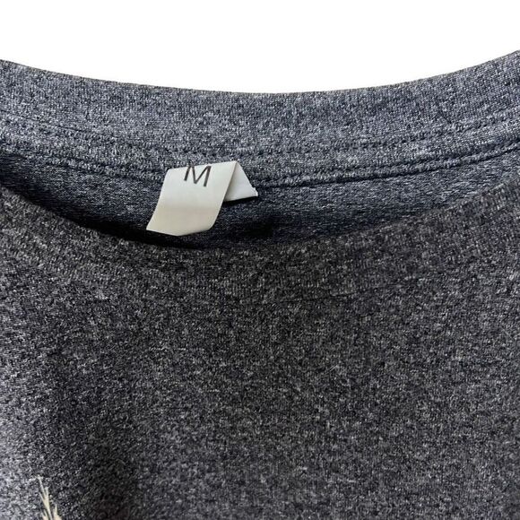 Men’s Gray Mushroom Print Casual Short Sleeve Pullover T-Shirt Size Medium - Picture 5 of 10